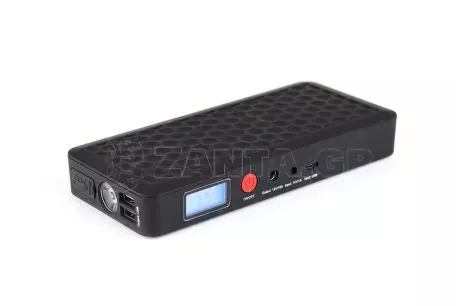 AMIO ΕΚΚΙΝΗΤΗΣ ΜΠΑΤΑΡΙΑΣ - STARTER POWERBANK SJ-02 12V 12Ah 800A ΜΕ ΟΘΟΝΗ LCD 02524/AM