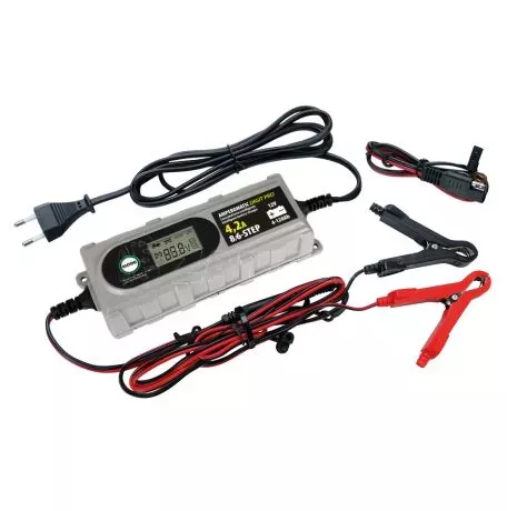 Lampa ΦΟΡΤΙΣΤΗΣ ΜΠΑΤΑΡΙΑΣ AMPEROMATIC DIGIT PRO 12V 4,2A 4>120Ah GEL-STD-SMF-EFB-LiFePo4 L7020.9 