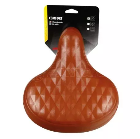 Lampa Σέλα ποδηλάτου με διπλά ελατήρια (260x255mm/1020gr) καφέ Relax City S-14 Selle/Saddles Specialist 9238.5-LB 