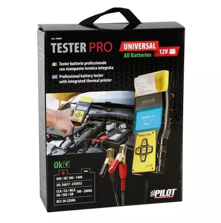 Lampa ΤΕΣΤΕΡ ΜΠΑΤΑΡΙΑΣ/ΔΥΝΑΜΟ TESTER-PRO ΜΕ ΘΕΡΜΙΚΟ ΕΚΤΥΠΩΤΗ 12V /ΒΑΛΙΤΣΑΚΙ/ 2 ΡΟΛΑ ΧΑΡΤΙ/ CD ΕΓΚΑΤΑΣΤΑΣΗΣ LAMPA - 1 ΤΕΜ L7026.7 
