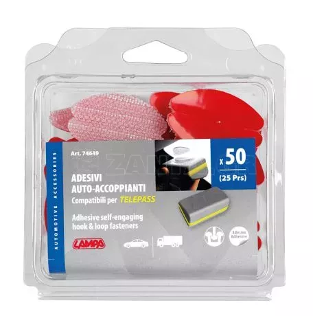 Lampa ΑΥΤΟΚΟΛΛΗΤΑ SCRATCH ΟΒΑΛ (ΤΥΠΟΣ ΜΑΝΙΤΑΡΙ) 48x18mm ΛΕΥΚΟ 3M LAMPA - 50 ΤΕΜ L7464.9 