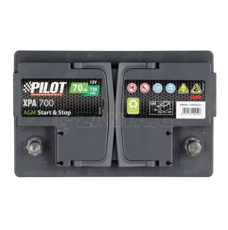 Lampa ΜΠΑΤΑΡΙΑ ΑΥΤΟΚΙΝΗΤΟΥ 12V 70Ah 720A 278x175x190mm AGM  LAMPA - 1 ΤΕΜ L.XPA700 