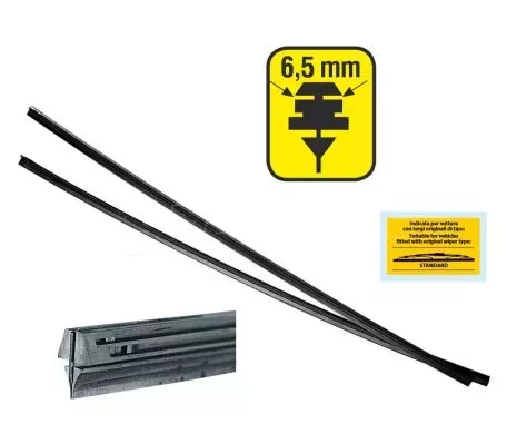 Lampa ΛΑΣΤΙΧΑ ΥΑΛΟΚ/ΡΩΝ 61cmX6,5mm BLADE-X 2 ΤΕΜΑΧΙΑ L1900.9 