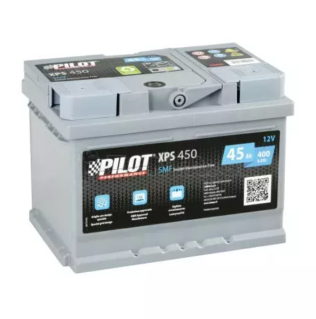 Lampa ΜΠΑΤΑΡΙΑ ΑΥΤΟΚΙΝΗΤΟΥ 12V 45Ah 400A 175x242x175 mm ΔΕΞΙΑ SMF PILOT LAMPA - 1 ΤΕΜ L.XPS450 