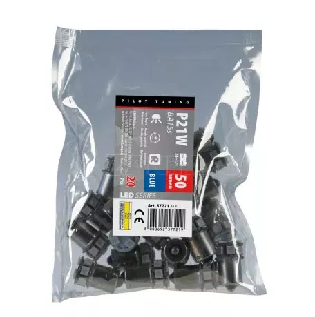 Lampa P21W 24/32V Ba15s 50lm 10xSMDx1CHIP LED CAN-BUS (ΦΟΥΝΤΟΥΚΙ) ΜΠΛΕ ΔΙΑΘΛΑΣΗΣ ΣΑΚΟΥΛΑ LAMPA - 20 TEM. L5772.1 