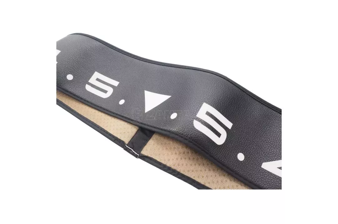 Simoni Racing ΚΑΛΥΜΜΑ ΤΙΜΟΝΙΟΥ SOFT BLACK CLOCK (ΑΡΙΘΜΟΙ) ΟΙΚΟΛΟΓΙΚΟ ΔΕΡΜΑ 37>39cm/ 9cm SIMONI RACING - 1 TEM. SRCVT/67N