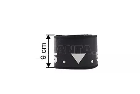 Simoni Racing ΚΑΛΥΜΜΑ ΤΙΜΟΝΙΟΥ SOFT BLACK CLOCK (ΑΡΙΘΜΟΙ) ΟΙΚΟΛΟΓΙΚΟ ΔΕΡΜΑ 37>39cm/ 9cm SIMONI RACING - 1 TEM. SRCVT/67N 
