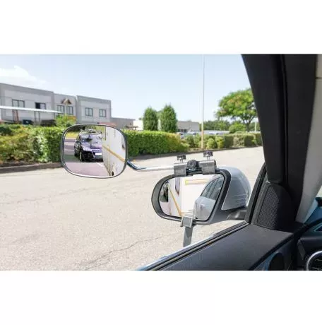 Lampa ΚΑΘΡΕΠΤΗΣ ΠΡΟΣΘΕΤΟΣ ΓΙΑ ΤΡΟΧΟΣΠΙΤΟ ΜΕ ΜΕΤΑΛΛΙΚΟ ΜΠΡΑΤΣΟ 180x130mm MONO-ARM 1ΤΕΜ. L6555.9 