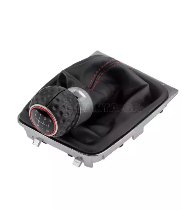 NTY ΠΟΜΟΛΟ ΤΑΧΥΤΗΤΩΝ ΜΑΡΚΕ ΓΙΑ VW GOLF VII GTI 2013+ ΜΕ ΕΝΔΕΙΞΗ 6 ΤΑΧΥΤΗΤΩΝ ΚΑΙ ΦΟΥΣΚΑ ΜΑΥΡΟ-ΚΟΚΚΙΝΟ NTY - 1 TEM. GZB-VW-031/AJ