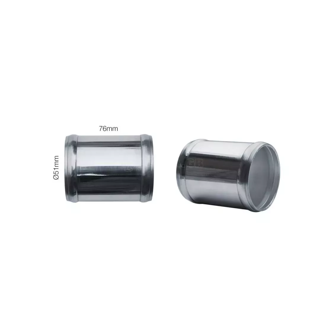 Simoni Racing ΣΩΛΗΝΑΣ / ΣΥΝΔΕΣΜΟΣ ΑΛΟΥΜΙΝΙΟΥ Φ51 ΜΗΚΟΣ 76mm (ΜΕ ΑΚΡΕΣ ΣΤΟ ΤΕΛΟΣ) SIMONI RACING - 1 TEM. SRG7651