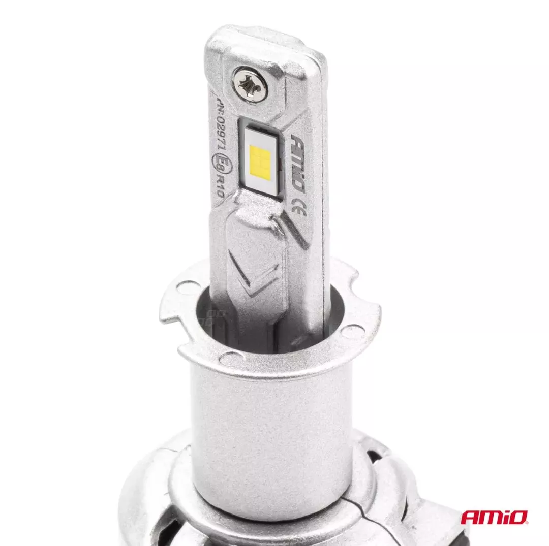 AMIO ΛΑΜΠΕΣ LED H3 10-16V 72W 6.500K 7920lm CAN BUS (ME ΑΝΕΜΙΣΤΗΡΑΚΙ) X2 SERIES AMIO - 2ΤΕΜ. 02971/AM