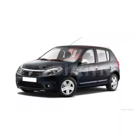 S-DIZAYN ΚΑΠΑΚΙΑ ΚΑΘΡΕΠΤΗ ΧΡΩΜΙΟΥ ΜΕΤΑΛΛΙΚΑ ΓΙΑ DACIA SANDERO 1 5D 2007-2014 ΚΚ.5605011/SD 