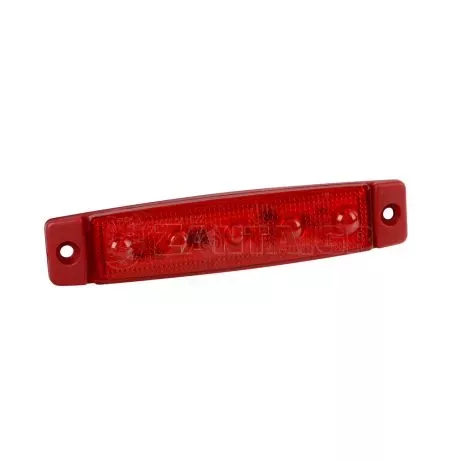 Lampa ΦΩΣ ΟΓΚΟΥ 12/24V 5xSMD LED ΚΟΚΚΙΝΟ 96x20mm ΜΕ ΕΓΚΡΙΣΗ ΤΥΠΟΥ R7/R10  LAMPA - 1 TEM. L9703.1 