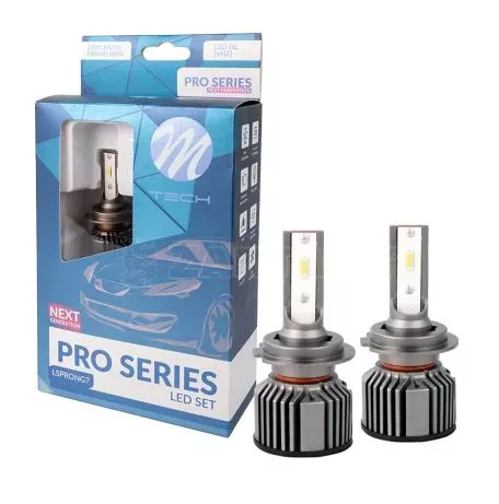 M-tech ΛΑΜΠΕΣ LED ΚΙΤ H7 12V 2x20W 6.500K 5200lm OSRAM PRO SET CAN-BUS (ΜΕ ΑΝΕΜΙΣΤΗΡΑΚΙ) NEW GEN  M-TECH -2ΤΕΜ. LSPRONG7/MT 