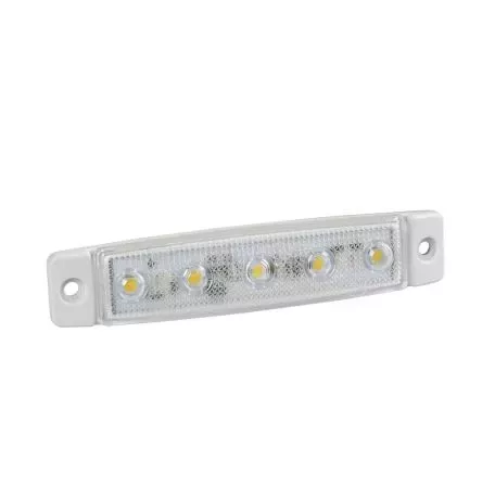 Lampa ΦΩΣ ΟΓΚΟΥ 12/24V 5xSMD LED ΛΕΥΚΟ ΔΙΑΦΑΝΟ 96x20mm ΜΕ ΕΓΚΡΙΣΗ ΤΥΠΟΥ R7/R10  LAMPA - 1 TEM. L9703.0 