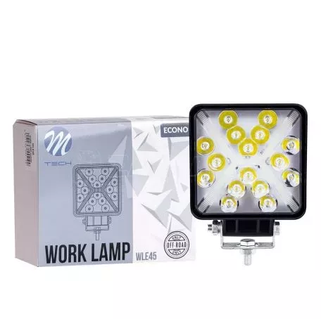 M-tech ΠΡΟΒΟΛΕΑΣ ΕΡΓΑΣΙΑΣ 12-30V 46W 46XSMD LED max1300lm ΔΙΑΣΤΑΣΗ:10cm COMBO ΤΕΤΡΑΓΩΝΟΣ ECONO M-TECH -1 ΤΕΜ. WLE45/MT 