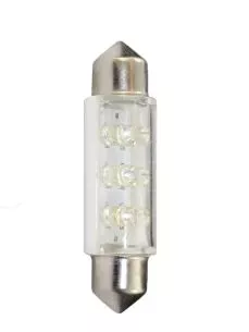 M-tech ΛΑΜΠΑΚΙΑ ΠΛΑΦΟΝΙΕΡΑΣ C5W 24V 0,24W SV8,5 41mm LED 6xFlux 3mm ΛΕΥΚΟ 1ΤΕΜ. M-TECH L946W/MT 
