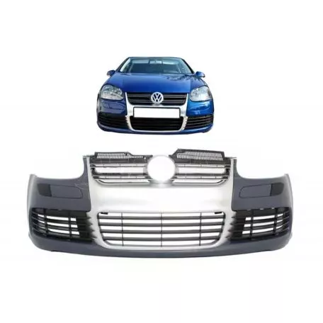 Μπροστινός Προφυλακτήρας Για VW Golf V (5) 03-08 R32 Look Με Μάσκα Alu-Mat Platine 