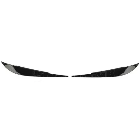 Φρυδάκια Μπροστινών Φαναριών Για Bmw 4 F32 / F33 / F36 2013-2021 Βαμμένα Μάυρο Γυαλιστερό Χρώμα 2 Τεμάχια 