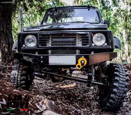 SUZUKI SAMURAI Σιδερένιος ΕΜΠΡΟΣ προφυλακτήρας HEAVY DUTY MADE BY HM4X4 ***ΛΑΔΑΣ 4Χ4*** 