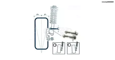 ΚΑΜΠΕΡΟΒΙΔΕΣ ΓΙΑ ΜΠΡΟΣΤΙΝΑ ΑΜΟΡΤΙΣΕΡ SUZUKI GRAND VITARA 2005-2012 ***ΛΑΔΑΣ-4Χ4*** 