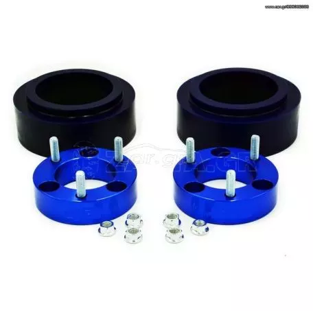 ΣΕΤ ΠΡΟΣΘΗΚΕΣ ΑΝΥΨΩΣΗΣ (ΕΜΠΡΟΣ-ΠΙΣΩ) 60mm ΓΙΑ Nissan Navara NP300 D23 (2015->) ***ΛΑΔΑΣ-4Χ4*** 