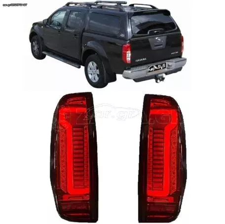 Φανάρια οπίσθια LED Nissan Navara D40 (2004-2015) ***Λαδας 4Χ4*** 