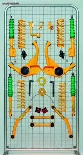 KIT ΑΝΥΨΩΣΗΣ 4xfourART EXTREME (3 inch) ΓΙΑ SUZUKI VITARA 1998-1999 ***ΛΑΔΑΣ4Χ4*** 