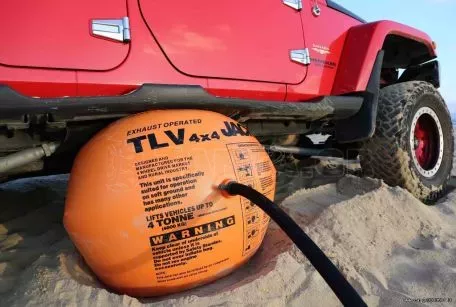 Ανυψωτικό εξάτμισης 4 τόννων Air Jack για οχημάτων εκτός δρόμου ***ΛΑΔΑΣ-4Χ4*** 