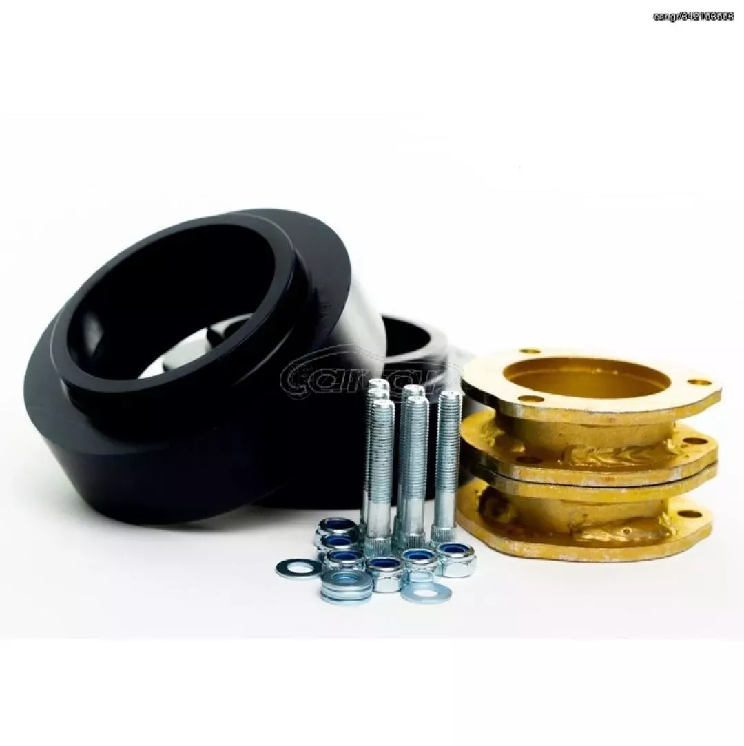ΣΕΤ ΠΡΟΣΘΗΚΕΣ ΑΝΥΨΩΣΗΣ (ΕΜΠΡΟΣ-ΠΙΣΩ) 50mm ΓΙΑ TOYOTA LAND CRUISER PRADO 90 (1996-2002) ***AΜΟΡΤΙΣΕΡ ΛΑΔΑΣ***