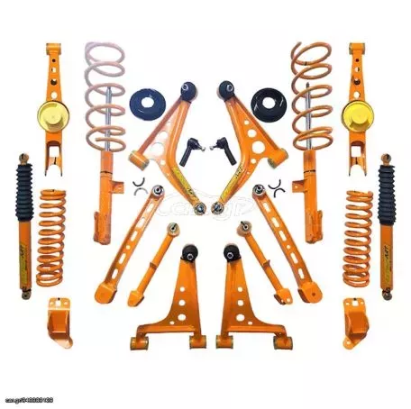 KIT ΑΝΥΨΩΣΗΣ 4xfourART 3 inch ΓΙΑ SUZUKI NEW GRAND VITARA 2005-> ***ΛΑΔΑΣ 4Χ4*** 