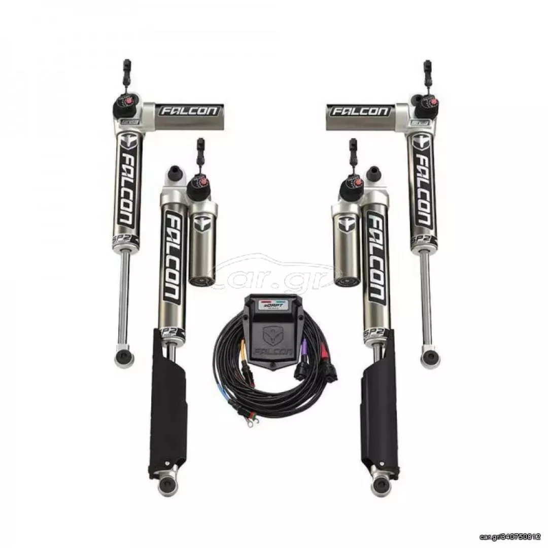 SHOCK ABSORBERS KIT TERAFLEX FALCON SP2 3.5 ADAPT E-ADJUST PIGGYBACK PETROL LIFT 3,5-4,5" ***ΛΑΔΑΣ-4Χ4***