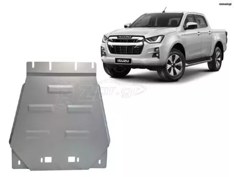 ΠΟΔΙΑ ΠΡΟΣΤΑΣΙΑΣ ΑΤΣΑΛΙΝΗ ΣΑΣΜΑΝ ΓΙΑ Isuzu D-Max (2019-2024) ***ΛΑΔΑΣ 4Χ4*** 