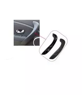 Χειρολαβές Πόρτας Εσωτερικές Για Renault Megane 3 09-17 / Fluence 09-15 Εμπρός Αριστερά & Δεξιά Σετ 4 Τεμαχίων Μαύρο 