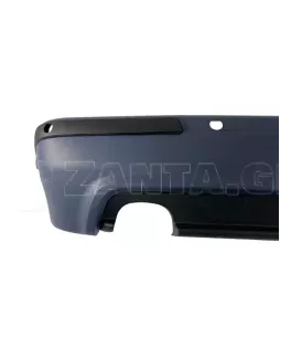 Πίσω προφυλακτήρας για BMW E39 με διπλό diffuser - M5 design με ανοίγματα για parktronic 