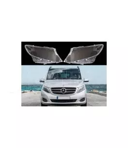 Κρύσταλλα Φαναριών Για Mercedes-Benz Vito W447 2014+ Ζευγάρι 2 Τεμάχια 