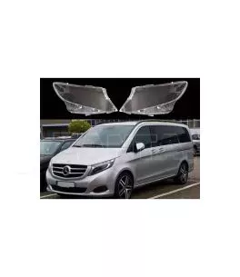 Κρύσταλλα Φαναριών Για Mercedes-Benz Vito W447 2014+ Ζευγάρι 2 Τεμάχια 