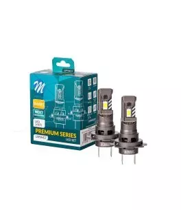 ΛΑΜΠEΣ LED H7 12V 6.000K 35W 4.000lm LED CANBUS CSP3570 PRΕΜΙUM SMART SERIES  M-TECH - 2 ΤΕΜ. 