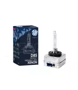 ΛΑΜΠΑ ΧΕΝΟΝ D8S 85V 25W 6.000K PREMIUM XENON +30% ΚΟΥΤΙ M-TECH - 1 ΤΕΜ. 