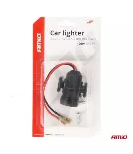 ΠΡΙΖΑ ΜΕ ΜΟΝΗ ΥΠΟΔΟΧΗ ΓΙΑ ΦΙΣ ΑΝΑΠΤΗΡΑ 12/24V ΑΔΙΑΒΡΟΧΗ AMIO - 1 τεμ. 