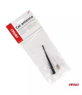 ΚΕΡΑΙΑ ΟΡΟΦΗΣ ANTM13 10cm ΜΕ 2 ΑΝΤΑΠΤΟΡΕΣ 5-6mm ΜΑΥΡΗ ΑΜΙΟ - 1 ΤΕΜ. 