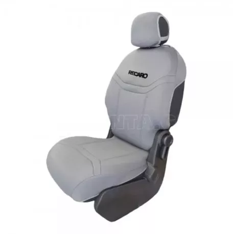 RACE AXION ΗΜΙΚΑΛΥΜΜΑΤΑ ΚΑΘΙΣΜΑΤΩΝ BUCKET RECARO ΓΚΡΙ ΑΝΟΙΧΤΟ ΜΕ VELCRO & ΠΡΟΣΚΕΦΑΛΑ (2 ΤΕΜ.) ΠΛΑΤ.REC.LIGHTGREY 