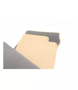 Πατάκια μοκέτα για Toyota Land Cruiser  J120 (2003-2009) / J150 (2009+) - 3 πορτο  μπεζ - 4τμχ. 