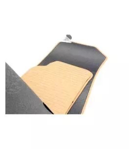 Πατάκια μοκέτα για BMW σειρά 3 E90 (2005-2012) - μπεζ - 4τμχ. 