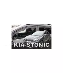 Ανεμοθραύστες για KIA STONIC (2017+)  5 πορτο - 4 τμχ. εμπρός και πίσω 