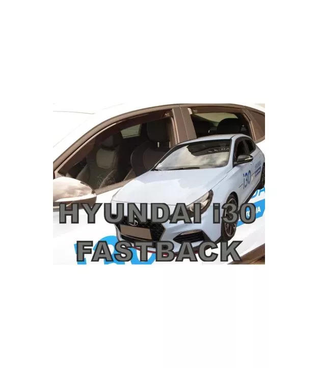 Ανεμοθραύστες για HYUNDAI I30 FASTBACK N (2019+) 5D - 4 τμχ. εμπρός και πίσω