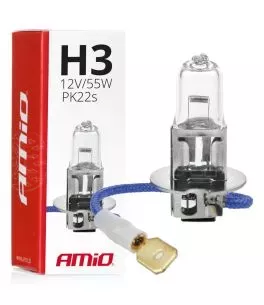 H3 12V 55W PK22s LUMITEC ΑΛΟΓΟΝΟΥ  AMIO - 1 ΤΕΜ. 