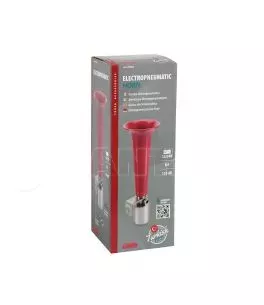 ΚΟΡΝΑ ΗΛΕΚΤΡΟΠΝΕΥΜΑΤΙΚΗ ΜΟΝΗ 1236V 110db "TURKISH SOUND" ΚΟΚΚΙΝΗ 230mm LAMPA - 1 TEM. 