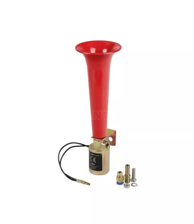 ΚΟΡΝΑ ΗΛΕΚΤΡΟΠΝΕΥΜΑΤΙΚΗ ΜΟΝΗ 1236V 110db "TURKISH SOUND" ΚΟΚΚΙΝΗ 230mm LAMPA - 1 TEM.