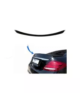 Αεροτομή Πορτ Παγκάζ Για Mercedes-Benz E-Class W213 16+ Abs Πλαστικό Γυαλιστερή Μαύρη 
